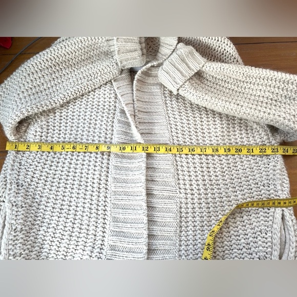 Essentiel  Antwerp Chunky Open Cardigan in Cream - Picture 11 of 11